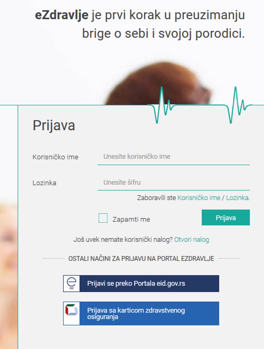 ezdravlje test na koronu