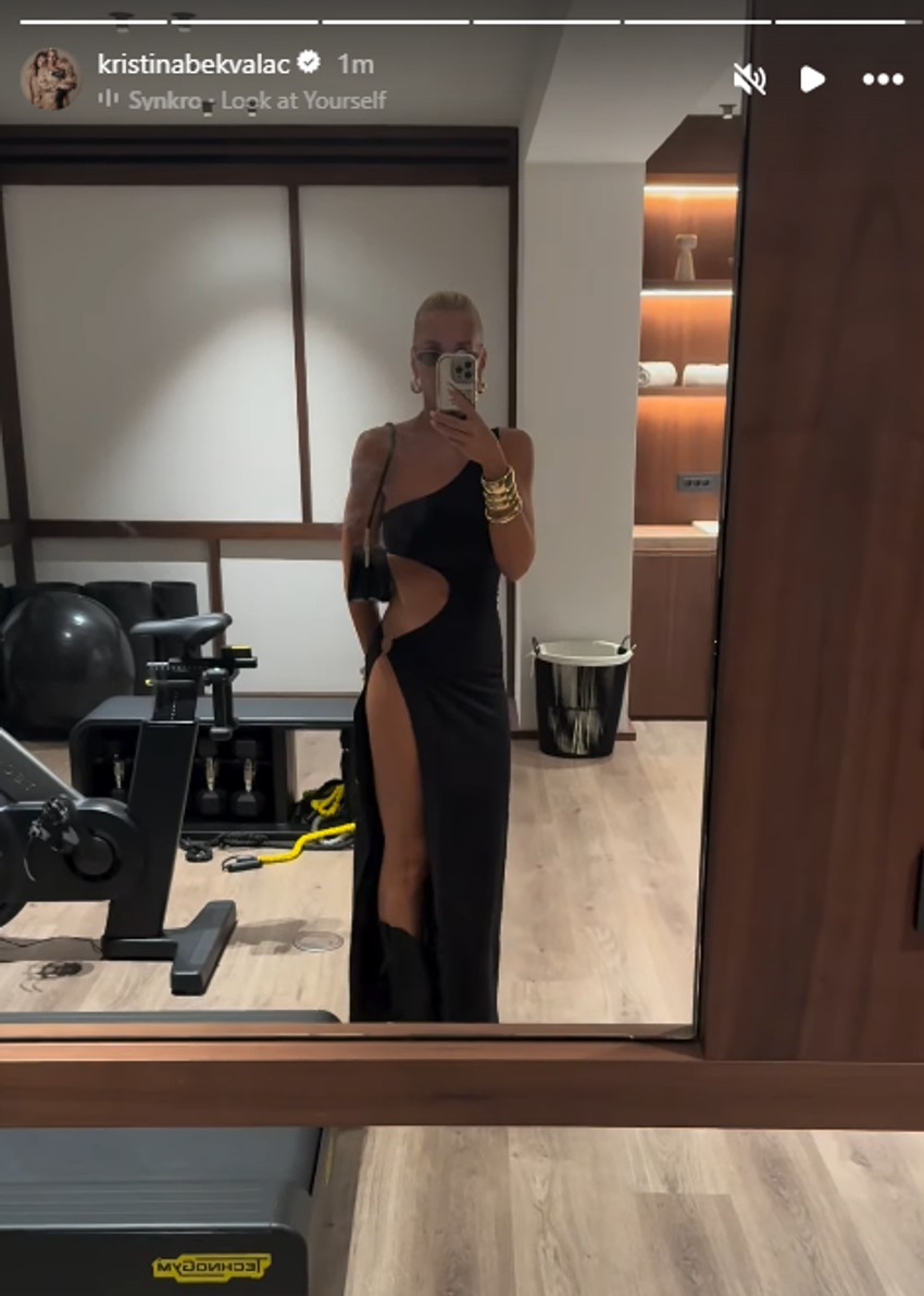 Kristina Bekvalac u vreloj haljini
