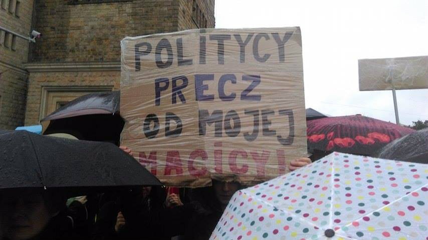 Czarny protest w Poznaniu