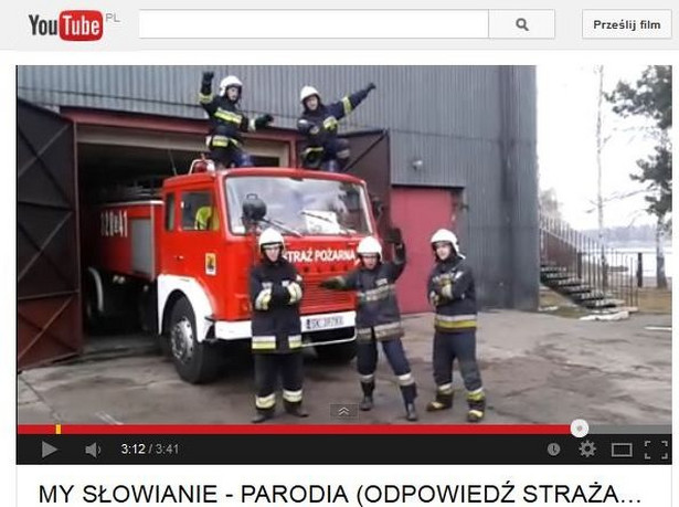 Dowcipni strażacy podbijają Internet parodią hitu "My Słowianie"