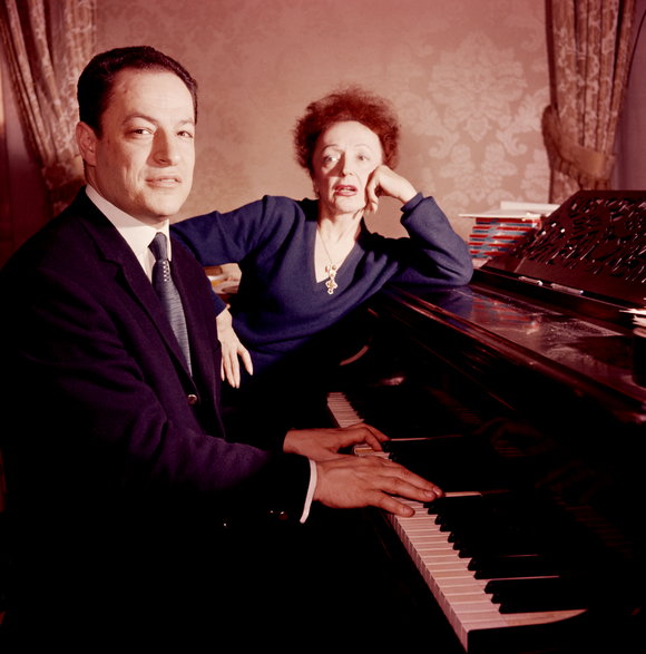 Edith Piaf i kompozytor Charles Dumont