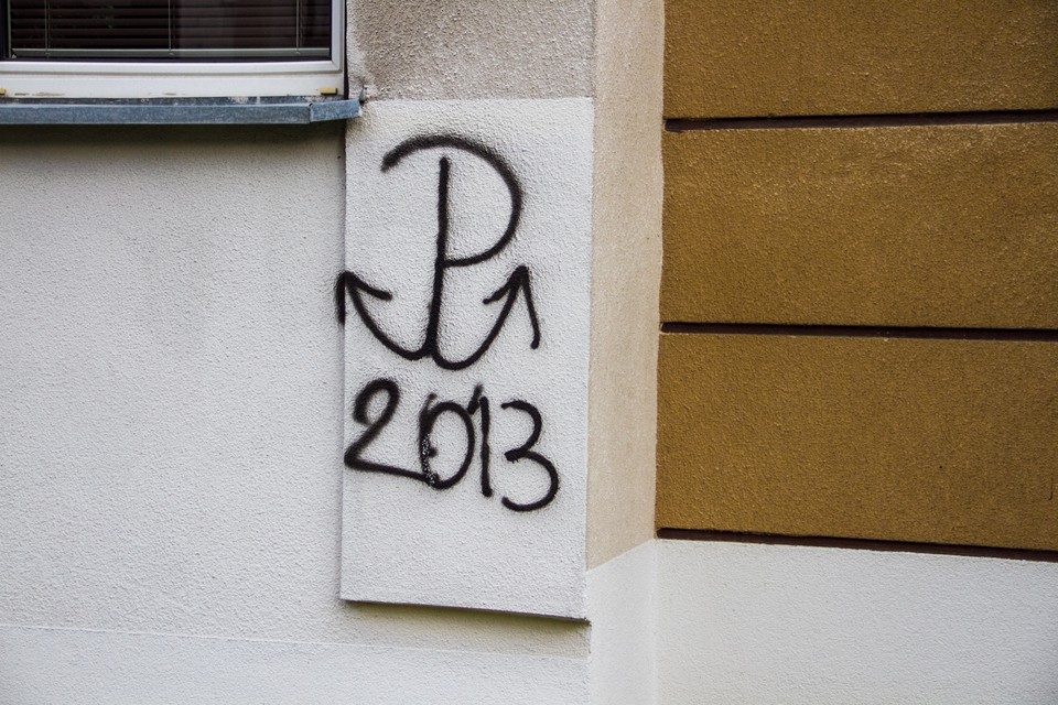 Graffiti przy ul. Rusznikarskiej