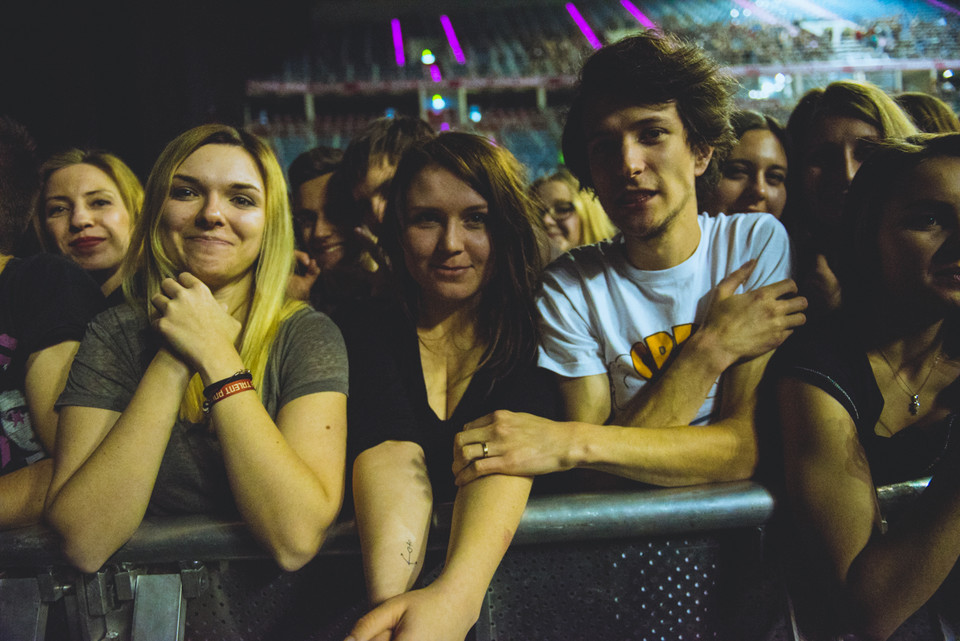 Koncert Green Day w Krakowie - zdjęcia publiczności