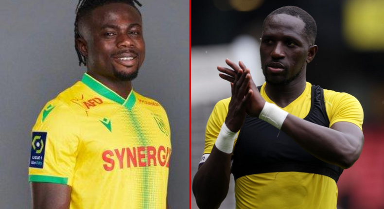 Moses Simon and Moussa Sissoko are now teammates at FC Nantes