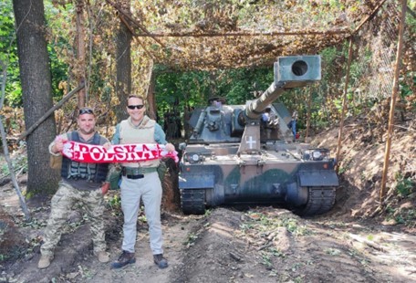 Mateusz Wodziński z Radosławem Sikorskim Exen