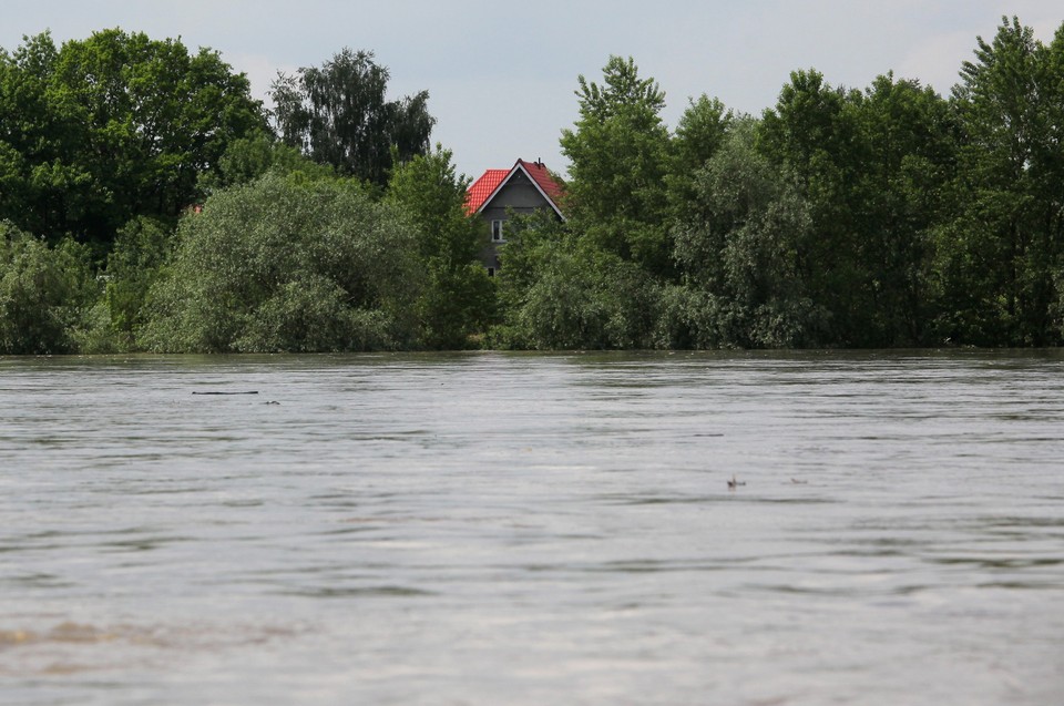 WARSZAWA WISŁA STAN POWODZIOWY