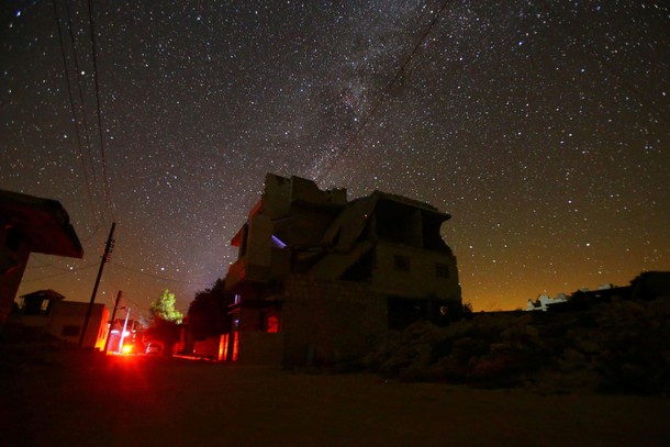 The Wider Image: Starry nights and empty streets in Syria