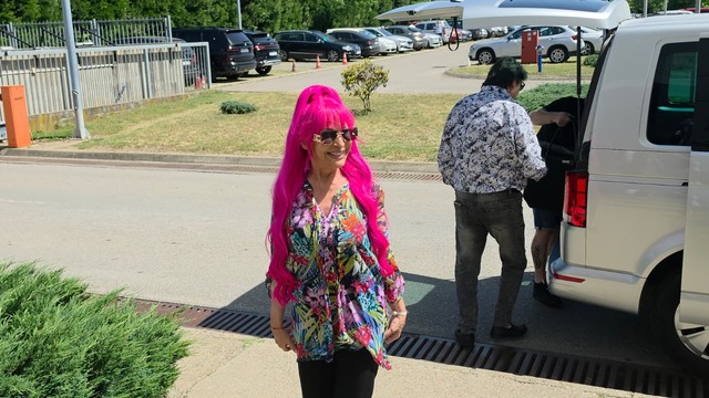 Zorica Brunclik stigla na snimanje "Pinkovih zvezda"