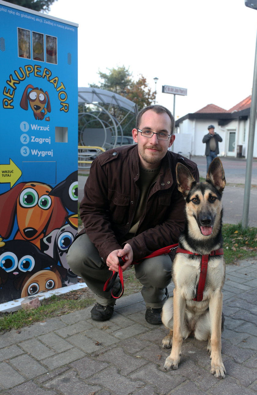 Gdańszczanin Dawid Oberga (23 l.), właściciel Figi (9 mieś.)