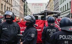Antysemickie hasła i wzywanie do nienawiści. Tak wyglądała demonstracja skrajnej lewicy w Berlinie