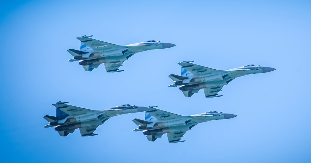 Sukhoi SU-35 – fighter aircraft of the Russian Air Force. PC: Shutterstock / Borka Kiss