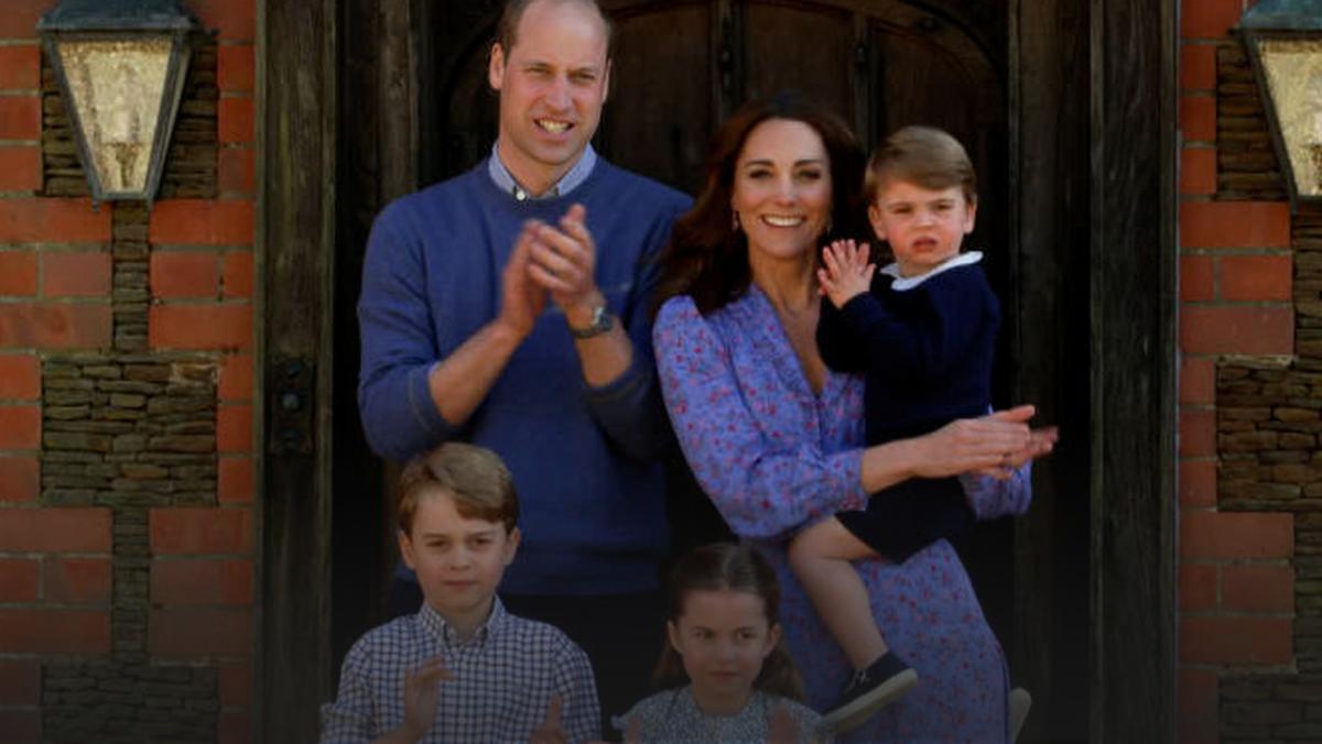 Kate i William z dziećmi: Georgem, Charlotte i Louisem