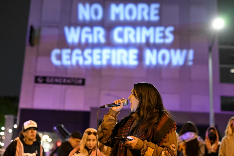 Propalestinski protest u Vašingtonu 27. aprila