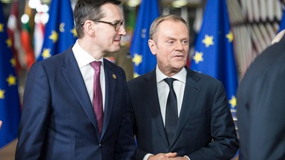 Tusk, Morawiecki