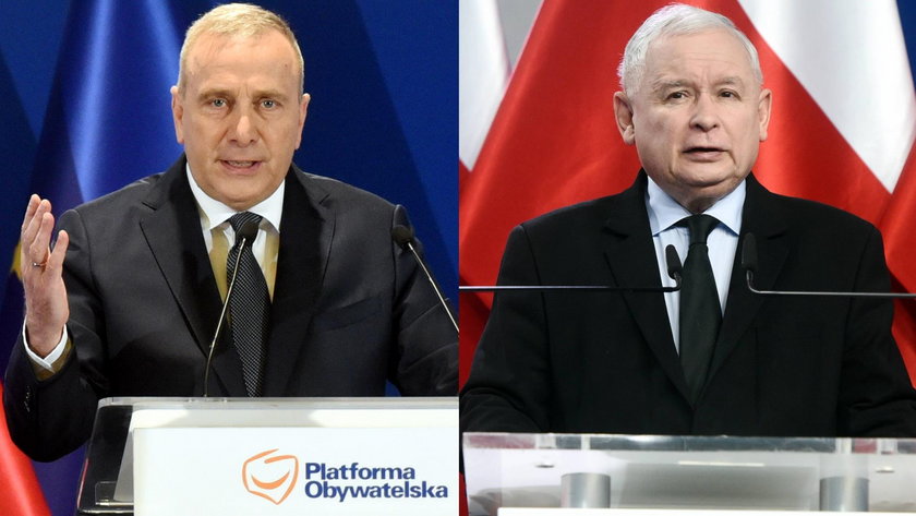Grzegorz Schetyna kontra Jarosław Kaczyński