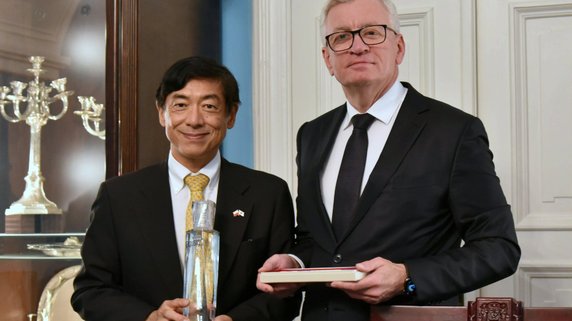 ambasador Japonii odwiedził Poznań fot. UMP