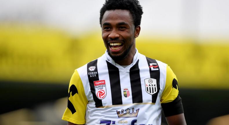 Samuel Tetteh extends loan stay with Austrian side LASK Linz for one more year