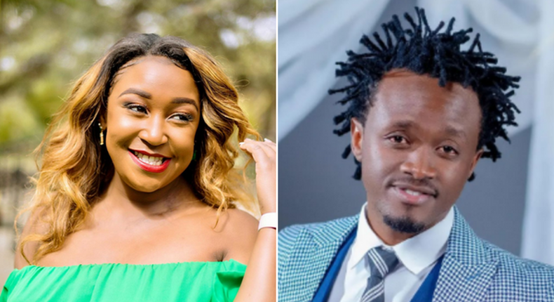 Business lady Betty Kyallo and musician Bahati