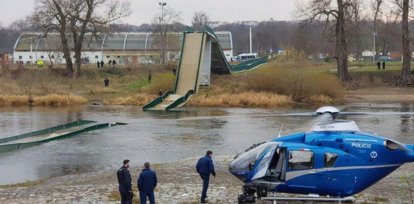 Zawalił się most w Pradze. Są ranni