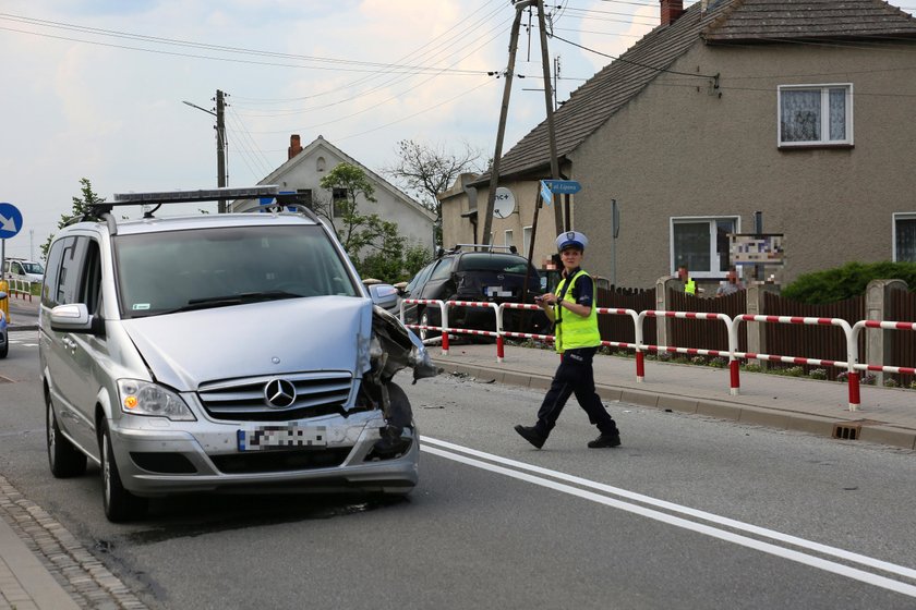 Kolizja z udziałem samochodu Służby Ochrony Państwa