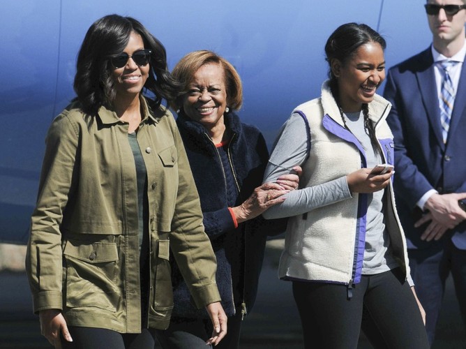Michelle Obama z córką Natashą