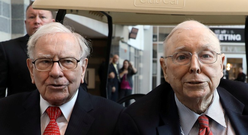 Charlie Munger (right) and Warren Buffett.SCOTT MORGAN/REUTERS