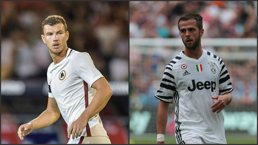 Edin Džeko i Miralem Pjanić