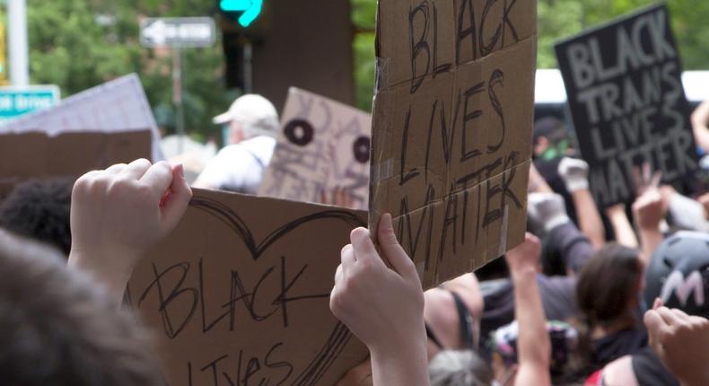 BLM Black Lives Matter protests New York City NYC