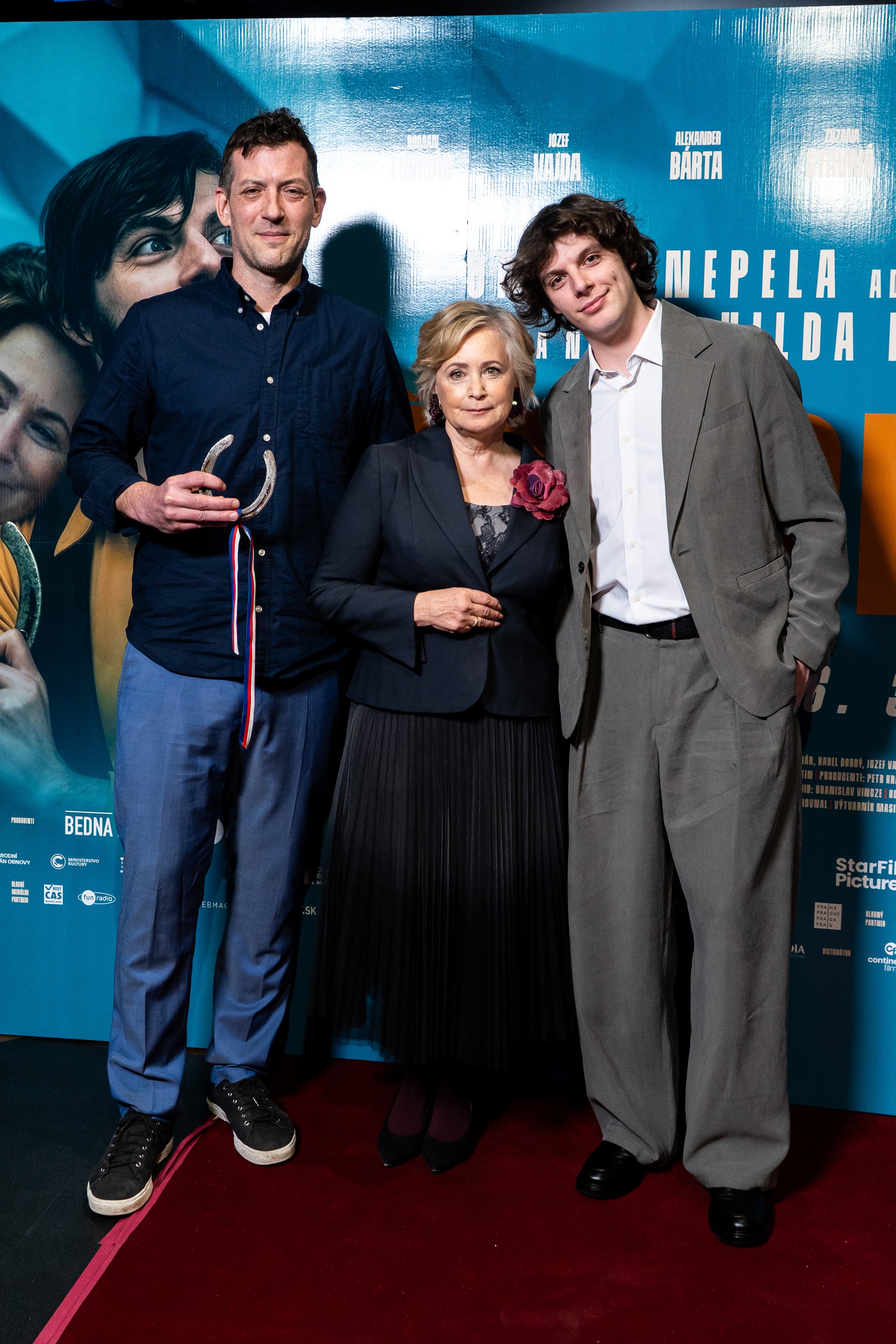 Premiéra filmu Šampión: Jana Nagyová a Adam Kubala.