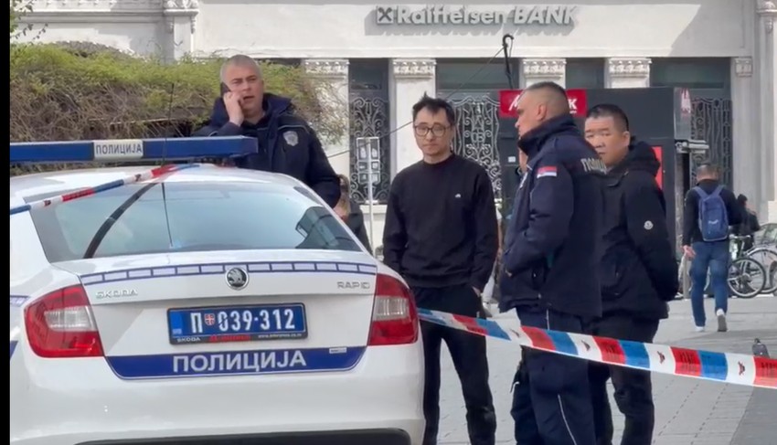 Pala skela u Novom Sadu