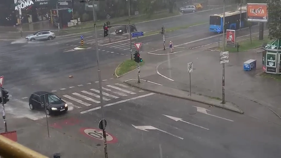 Pljusak u Novom Sadu