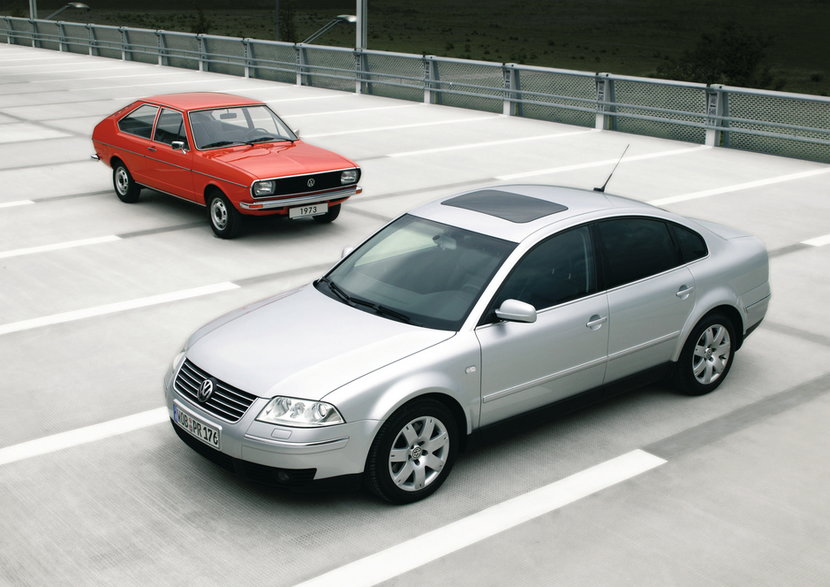 Volkswagen Passat I (1973-1980) i Volkswagen Passat V (1996-2005)