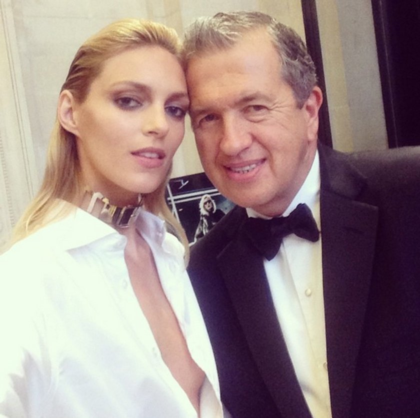 Anja Rubik i Mario Testino