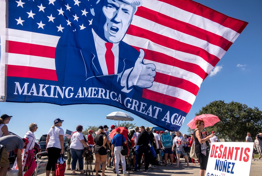 Trampove pristalice na Floridi