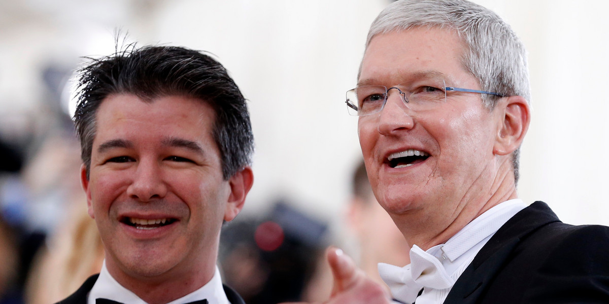 Uber's CEO had a meeting planned with Apple this week — then Apple invested $1 billion in Uber’s main rival
