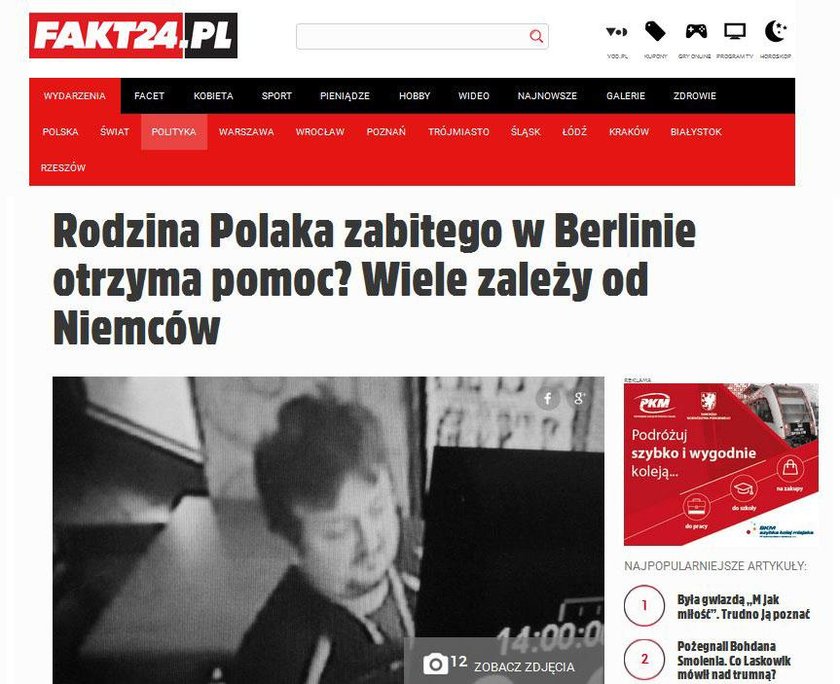 Fakt apelował do władz, by rodzina Łukasza dostała rentę