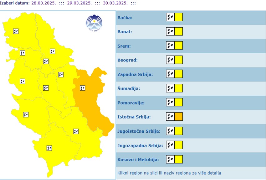 Meteoalarm 28.03.