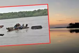 Wędkarz zobaczył dach Jeepa zatopionego w jeziorze. W środku ktoś się ruszał