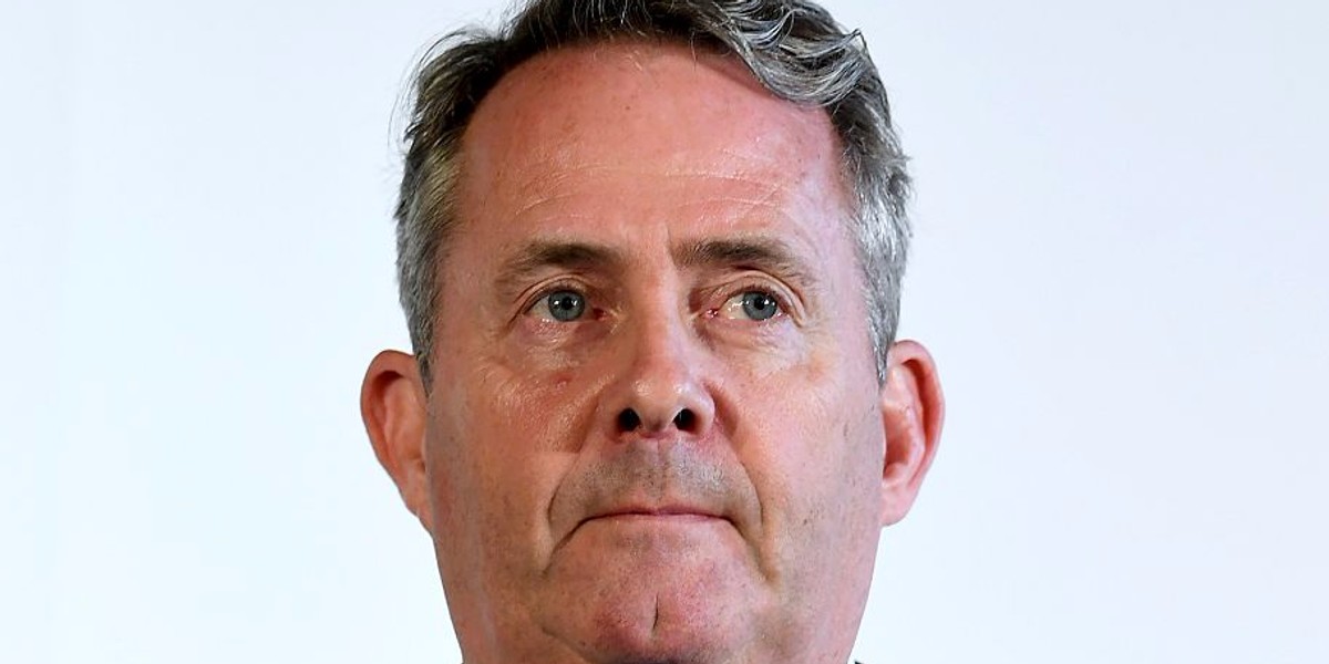 Liam Fox's department tweeted a pro-Brexit article attacking his colleague Philip Hammond