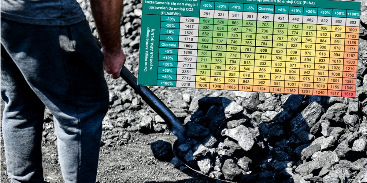 Ceny prądu dla firm będą zależeć od sytuacji na rynku węgla i uprawnień do emisji CO2.