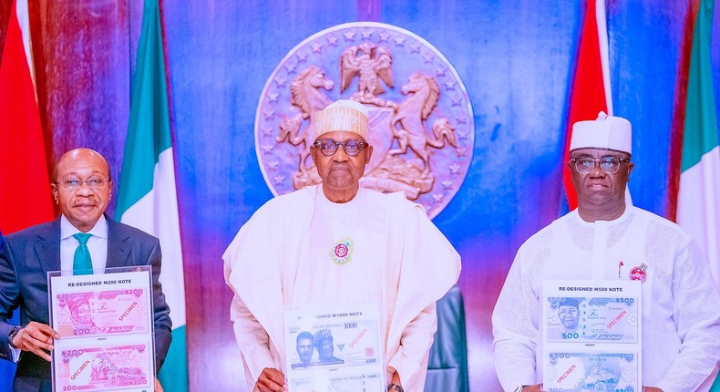 President Buhari-presides-over-FEC-and-the-Launch-of-the-Newly-Redesigned-Naira-Notes-at-the-State-House-Abuja