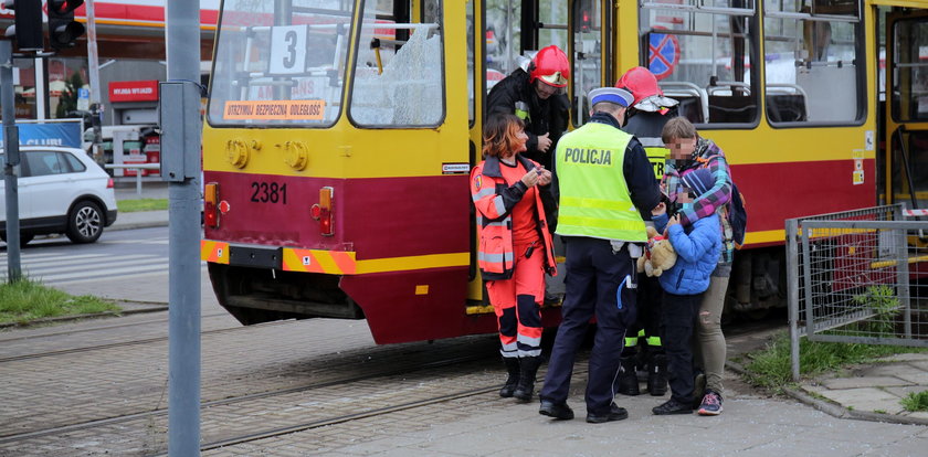 Katastrofa w Łodzi. Wykolejenie tramwaju MPK. Są ranni