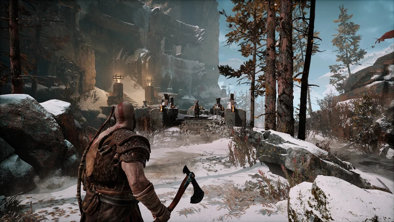 God of War - Scena - PlayStation 4 Pro - preferuj rozdzielczość