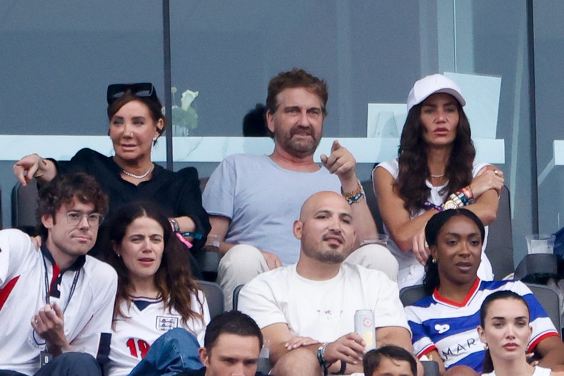 Sitting a few rows behind Westwick was Butler and his longtime partner, Morgan Brown.While Butler is Scottish, he has a history of rooting for England. He told Esquire in 2015, I'm actually a fan of England, I've lived in London for many years and have always enjoyed watching the football teams.