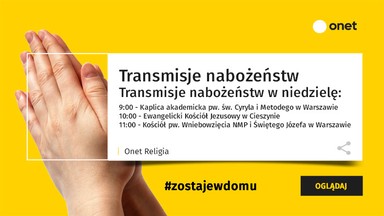 Niedziela palmowa. Transmisje Onetu z mszy św. oraz nabożeństw