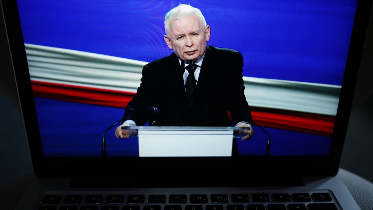 Jarosław Kaczyński i prezentacja programu Nowy Polski Ład