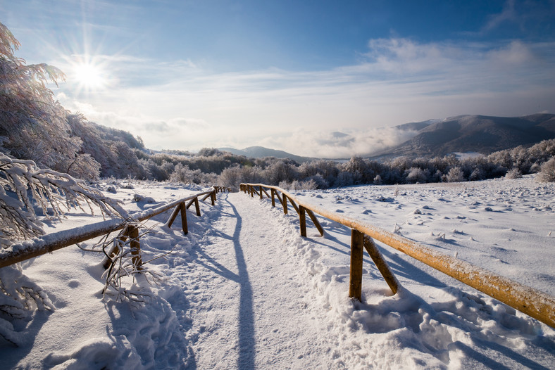 Bieszczady - Walentynki w górach