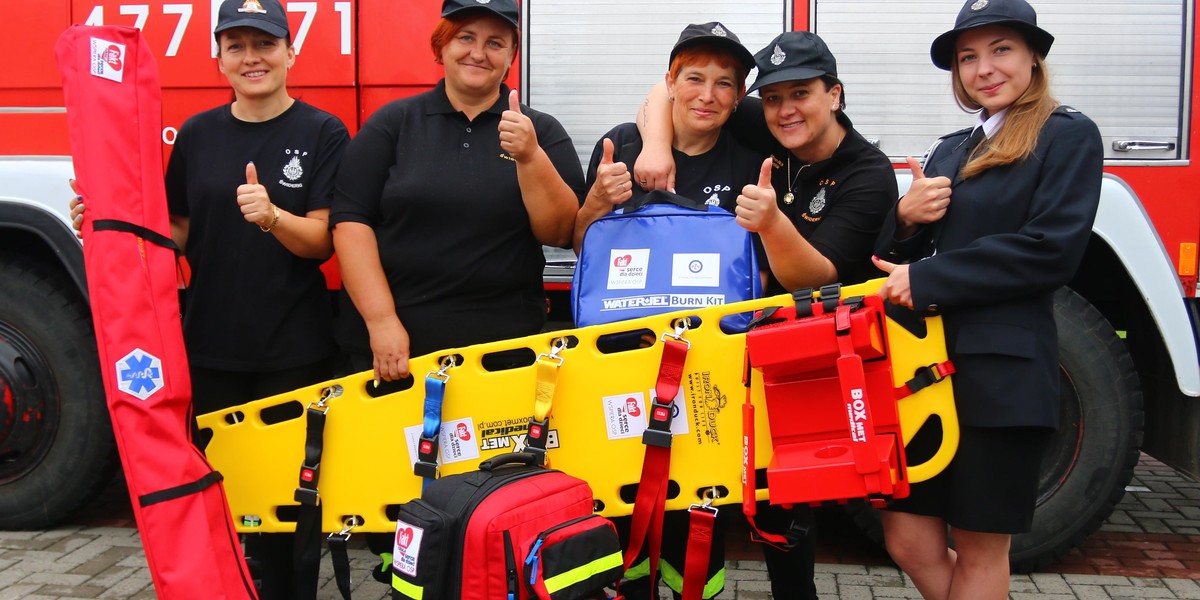 Wielka akcja Fundacji Faktu i Grupy PZU. Pomagamy strażaczkom z OSP Świderki