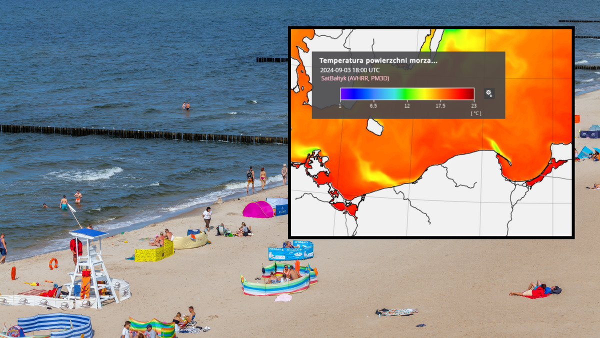 Gwałtowne ochłodzenie Bałtyku. Temperatura wody spadła aż o ok. 7 st. C