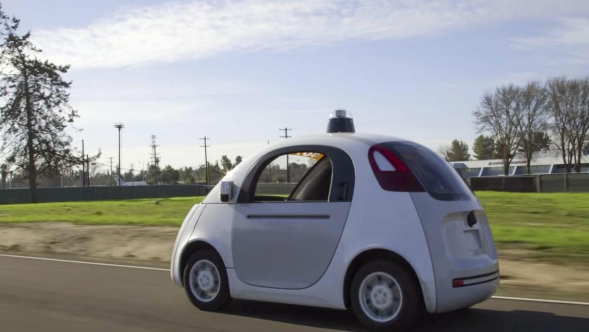 google car samochód bez kierowcy self-driving